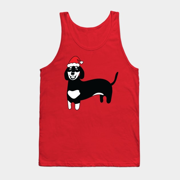 Christmas Dachshund Tank Top by holidaystore